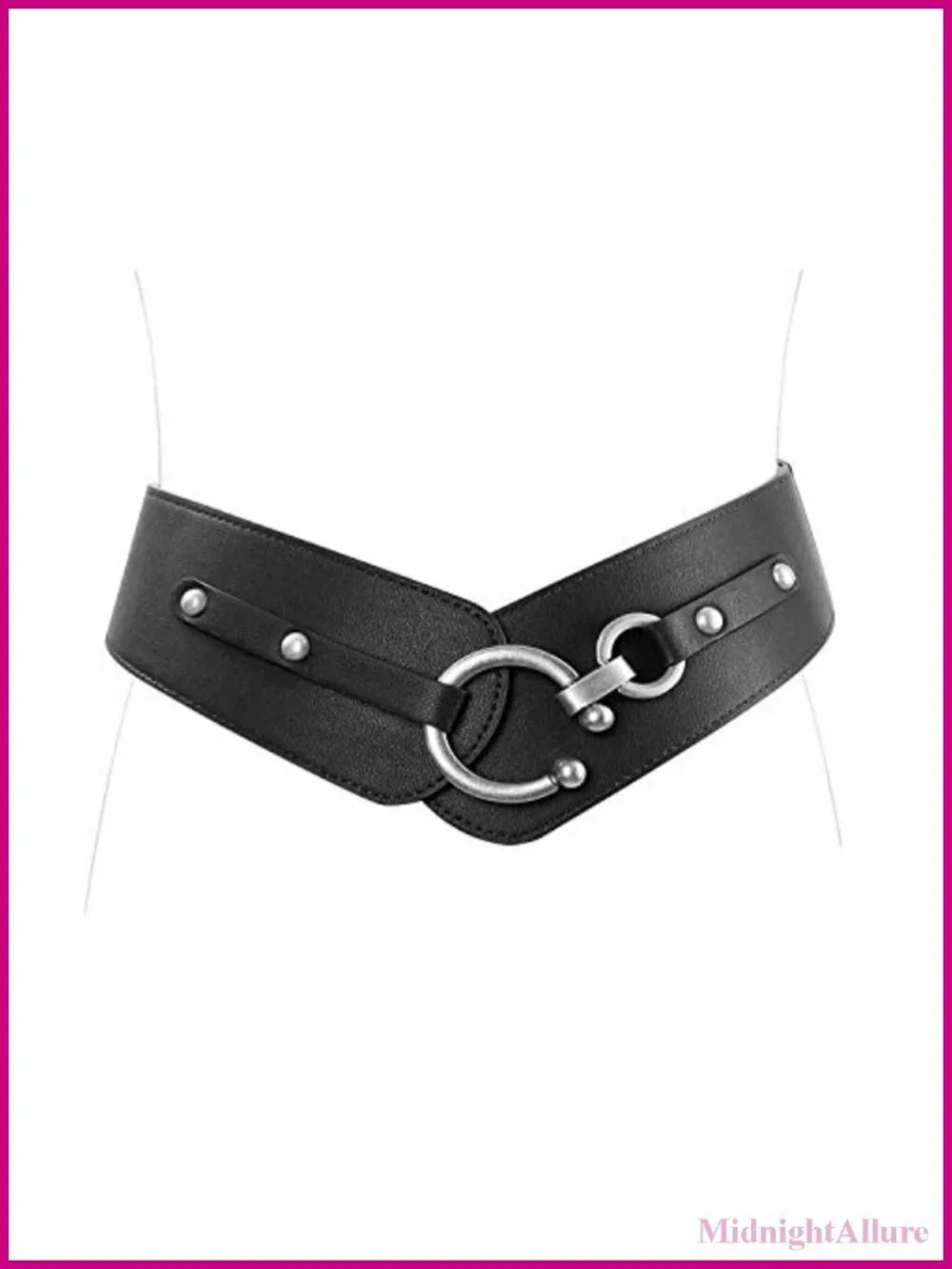 Wide Elastic Women's Belt Retro Stretchy Cinch Belt for Dresses Coats
